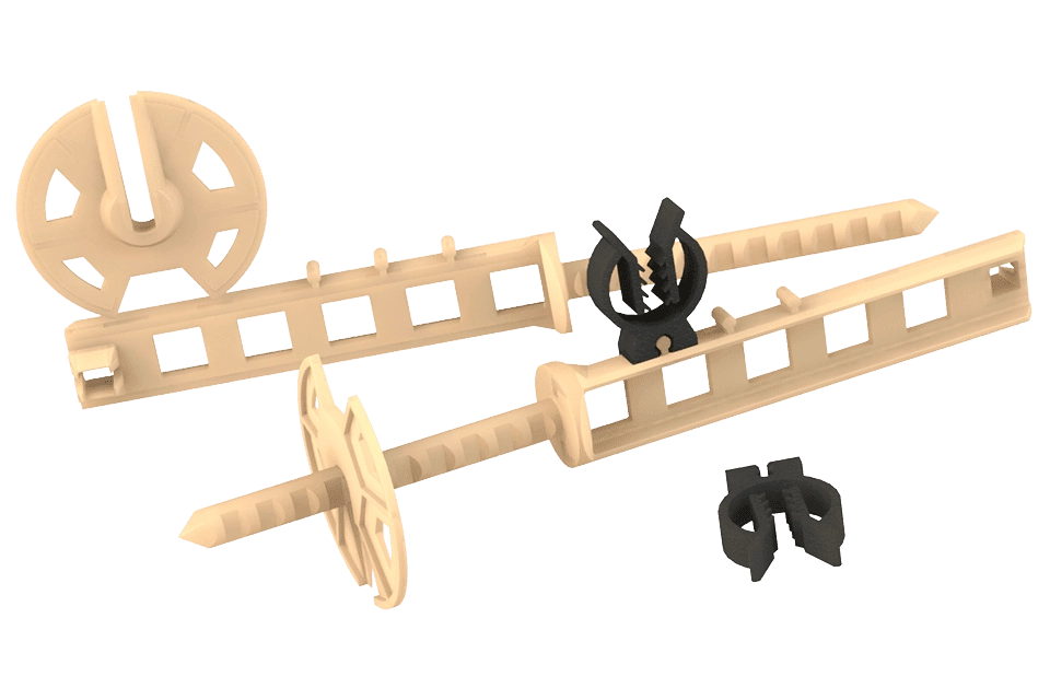 Модульный элемент стяжки для несъемной опалубки