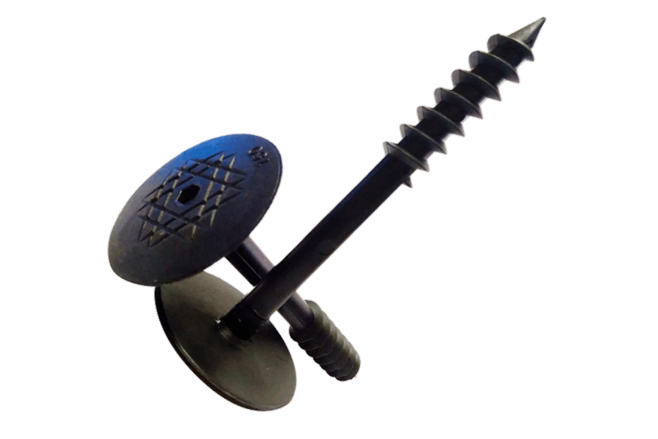 Винт полимерный тарельчатый R18