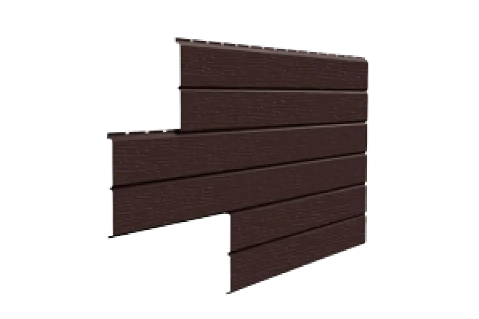 Металлический сайдинг ЭкоБрус 3D