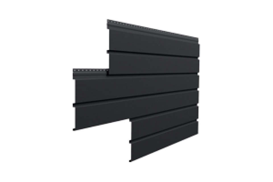 Металлический сайдинг Квадро Брус 3D